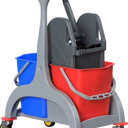 Double Mop Bucket Trolley